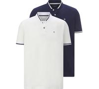 BABISTA Herren Doppelpack Poloshirt Jormar | | 2er Set | Shirt |Kontraststreifen | Baumwollmischung | große Größen L-5XL