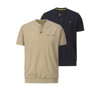 T-Shirt BABISTA "Doppelpack T-Shirt MARILO", Herren, Gr. S, beige, Obermaterial: 100% Baumwolle CO., Shirts T-Shirt (67522502-S) beige