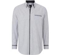 Langarmhemd BABISTA "Hemd STEFZINA", Herren, Gr. XXL, weit, grau (grau gestreift), Obermaterial: 100% Baumwolle CO., Hemden (73165252-XXL) grau gestreift