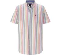 Kurzarmhemd BABISTA "Kurzarmhemd ELVARIN", Herren, Gr. XL, weit, weiß (rot gestreift), Obermaterial: 100% Baumwolle CO., Hemden (55241736-XL) rot gestreift