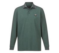 Langarm-Poloshirt BABISTA "Langarm-Poloshirt MILANVETZO" Gr. 50, grün (grün melange) Herren Shirts (66203854-50) grün melange