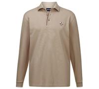 Langarm-Poloshirt BABISTA "Langarm-Poloshirt MILANVETZO" Gr. 50, beige, Herren, Obermaterial: 100% Baumwolle CO., Shirts, hochwertige Piqué-Baumwolle (50272822-50) beige