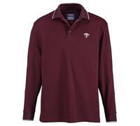 Langarm-Poloshirt BABISTA "Langarm-Poloshirt MILANVETZO", Herren, Gr. 50, rot (dunkelrot), Obermaterial: 100% Baumwolle CO., casual, regular fit normal, ohne Ausschnitt, Langarm, Shirts, hochwertige P