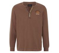 BABISTA Regular Fit Longsleeve braun, Einfarbig