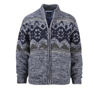 Strickjacke BABISTA "Outdoor TESSABELLA" Gr. L, blau (blau gemustert) Herren Strickjacken (22746250-L) blau gemustert