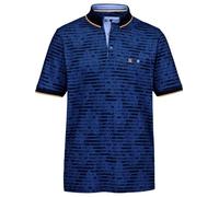 BABISTA Herren Poloshirt Fiorezza gestreift, mit Polo-Kragen, Männer Freizeit-Shirt mit Streifen, aus 100% Baumwolle, gemustertes Blau r. XL blau, XL - 56/58