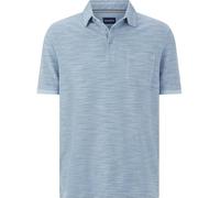 BABISTA Herren Poloshirt Korlin mit Polokragen und Knopfleiste - modische Waschung, mehrfarbiges Garn, Brusttasche mit Stickerei und Ärmelbündchen, Freizeit & Casual-Style bis 4XL blau, XL - 56/58