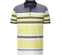 Poloshirt BABISTA "Poloshirt TORINELLA", Herren, Gr. 54, gelb (gelb gestreift), regular fit normal, ohne Ausschnitt, Shirts, mit farbigen Querstreifen (21692046-54) gelb gestreift