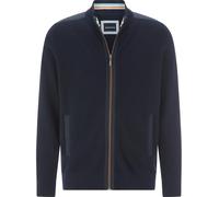 Strickjacke BABISTA "Strickjacke TOLIN", Herren, Gr. M, blau (dunkelblau), Obermaterial: 100% Baumwolle CO., unifarben, casual, normal, Strickjacken (55825431-M) dunkelblau
