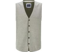 Strickweste BABISTA "Strickweste MODARINI", Herren, Gr. L, grün (khaki), Obermaterial: 100% Baumwolle CO., casual, regular fit normal, Westen, mit V-Ausschnitt (58784713-L) khaki