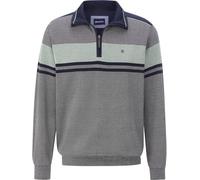 Sweatshirt BABISTA "Sweatshirt QUARLON", Herren, Gr. L, beige (blau melange), Obermaterial: 100% Baumwolle CO., normal, ohne Ausschnitt, Sweatshirts Sweatshirt (79132954-L) blau melange