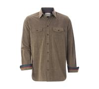 BABISTA Regular Fit Cordhemd beige, Einfarbig