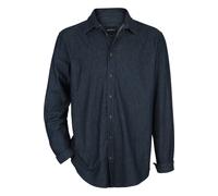 BABISTA Regular Fit Hemd dunkelblau, Einfarbig