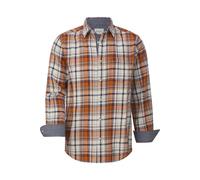 BABISTA Regular Fit Hemd dunkelorange, Kariert