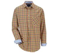 BABISTA Herren Flanellhemd Floreverti gelb M - 39/40