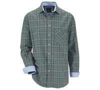 BABISTA Herren Flanellhemd Floreverti grün L - 41/42
