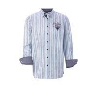 BABISTA Regular Fit Hemd hellblau, Gestreift