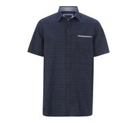 Langarmhemd BABISTA "Kurzarmhemd SORIANEZ", Herren, Gr. M, weit, blau (dunkelblau), Obermaterial: 100% Baumwolle CO., Hemden (71486019-M) dunkelblau