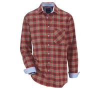 BABISTA Herren Flanellhemd Floreverti rot XL - 43/44