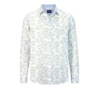 BABISTA Regular Fit Hemd weiss, Gemustert