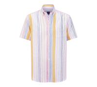 BABISTA Regular Fit Leinenhemd weiss, Gestreift