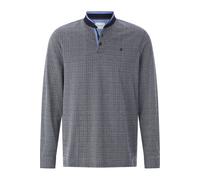 BABISTA Regular Fit Longsleeve dunkelblau, Gemustert