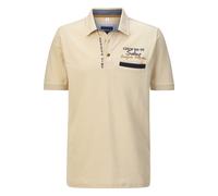 Poloshirt BABISTA "Poloshirt TESSELLI", Herren, Gr. XXL, beige, Obermaterial: 100% Baumwolle CO., regular fit normal, ohne Ausschnitt, Shirts (96718620-XXL) beige