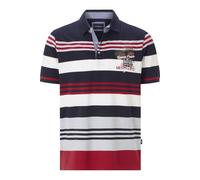 Poloshirt BABISTA "Poloshirt POTORONTI", Herren, Gr. XL, blau (blau gestreift), Obermaterial: 100% Baumwolle CO., casual, regular fit normal, ohne Ausschnitt, Shirts (58777246-XL) blau gestreift