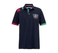 Poloshirt BABISTA "Poloshirt FLORENZO", Herren, Gr. L, blau (dunkelblau), Obermaterial: 92% Baumwolle CO. 8% Elasthan EL., Shirts (79910021-L) dunkelblau