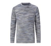 Rundhalspullover BABISTA "Pullover ALESSINO", Herren, Gr. XL, blau (blau gemustert), Obermaterial: 75% Baumwolle CO. 25% Polyacryl PAN., Pullover Rundhalspullover (25523701-XL) blau gemustert
