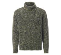 Rollkragenpullover BABISTA "Pullover VESTIGONI", Herren, Gr. L, grün (grün gemustert), Obermaterial: 50% Wolle mw. 50% Polyamid ECONYL PA ECONYL., Pullover Rollkragenpullover (13509525-L) grün gemuste