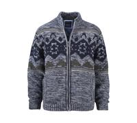 BABISTA Regular Fit Strickjacke blau, Gemustert