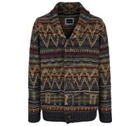 Strickjacke BABISTA "Strickjacke RALIETTO", Herren, Gr. M, grün (oliv gemustert), Obermaterial: 80% Polyacryl PAN. 20% Wolle mw., gemustert, casual, normal, Strickjacken, in weicher Wollqualität (9326