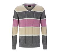 BABISTA Regular Fit Strickpullover V-Ausschnittmehrfarbig, Gestreift
