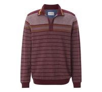 BABISTA Regular Fit Sweatshirt dunkelrot, Gestreift