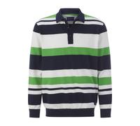 Sweatshirt BABISTA "Sweatshirt BARTOMEO", Herren, Gr. L, grün (grün gestreift), Obermaterial: 100% Baumwolle CO., Sweatshirts Sweatshirt (52092611-L) grün gestreift