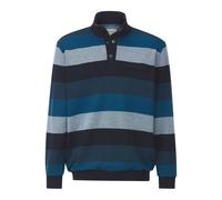 Sweatshirt BABISTA "Sweatshirt FLAGIORESTI", Herren, Gr. XL, blau (petrol gestreift), Obermaterial: 100% Baumwolle CO., Sweatshirts Sweatshirt (43170056-XL) petrol gestreift