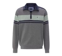 Sweatshirt BABISTA "Sweatshirt QUARLON", Herren, Gr. M, blau (blau melange), Obermaterial: 100% Baumwolle CO., casual, normal, ohne Ausschnitt, Sweatshirts (79132954-M) blau melange