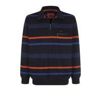 Sweatshirt BABISTA "Sweatshirt LUCIMONTE", Herren, Gr. XXL, blau (dunkelblau gestreift), Obermaterial: 100% Baumwolle CO., casual, normal, ohne Ausschnitt, Sweatshirts, mit Brusttasche (69480830-XXL)