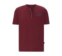 T-Shirt BABISTA "T-Shirt NICOSTILO", Herren, Gr. XL, rot (dunkelrot), Obermaterial: 100% Baumwolle CO., casual, regular fit normal, Serafino, Kurzarm, Shirts (87853166-XL) dunkelrot