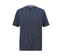 BABISTA Regular Fit T-Shirt Rundhals dunkelblau, Bedruckt