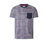 BABISTA Regular Fit T-Shirt Rundhals petrol, Gemustert