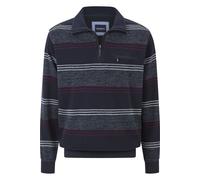 Sweatshirt BABISTA "Sweatshirt RAFFITELLO" Gr. M, blau (blau gestreift), Herren, Obermaterial: 100% Baumwolle CO., Sweatshirts (95523817-M) blau gestreift