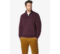 BABISTA Regular Fit Sweatshirt Zipdunkelrot, Einfarbig