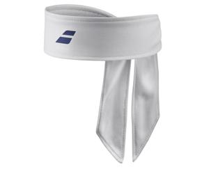 Babolat Stirnband Tie Headband weiss - 1 Stück