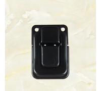 babominimer 10 Stück Vintage Eisen Box Schnallen für Holz Gepäckkoffer & Schmuckkoffer - Antik Bronze/Gold/Schwarz/Grün Finish, 25 x 38 mm Schrankbeschläge, rustikale Einrichtung (schwarz)