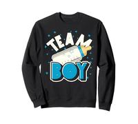 Baby Ankündigung Team Junge Baby Party Gender Reveal Sweatshirt