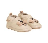 Baby Barefoot Krabbelschuhe (Lauflernschuhe) Leder Beige mit Applikation White Pepper EN FANT Größe: 25