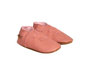 Baby Barefoot Krabbelschuhe (Laufschuhe) Leder Rosa Altrosa EN FANT Größe: 22