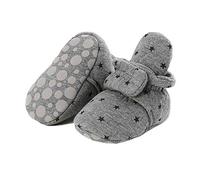 Baby Baumwolle Schuhe, Morbuy 0-18 Monate Sternendruck Babyschuhe Neugeborene Mädchen Kleinkind Weiche Alleinige Anti-Rutsch Krabbelschuhe Wanderer Schuhe (13cm / 12-18 Monate,Grau)